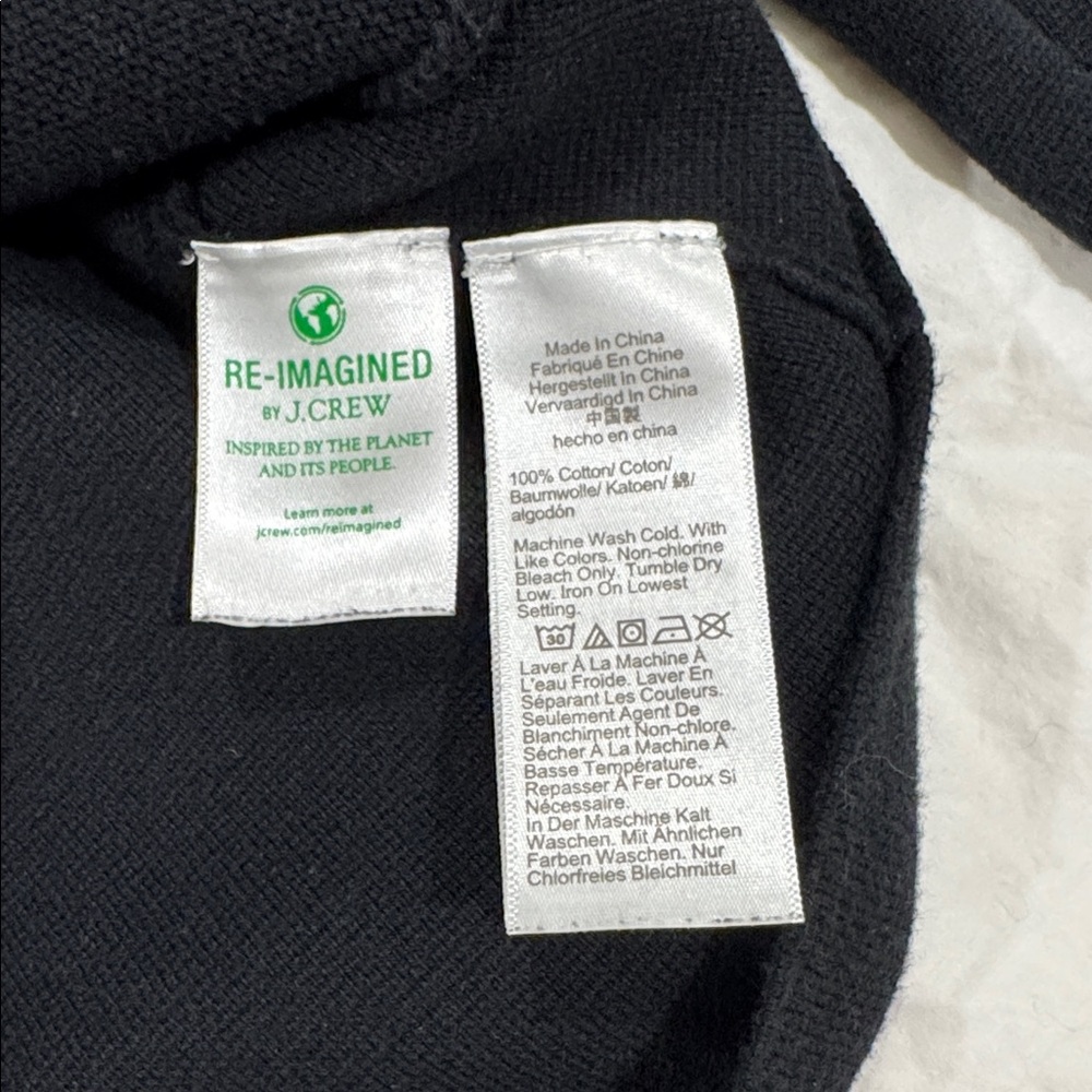 J Crew sweater blazer. Black, size small. - Picture 8 of 8